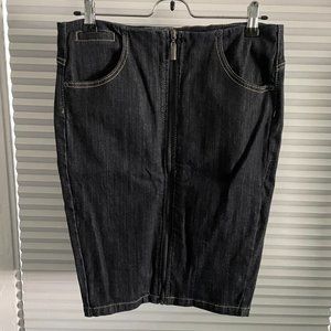 Kensie Denim Pencil Skirt